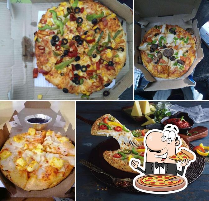 Order different kinds of pizza