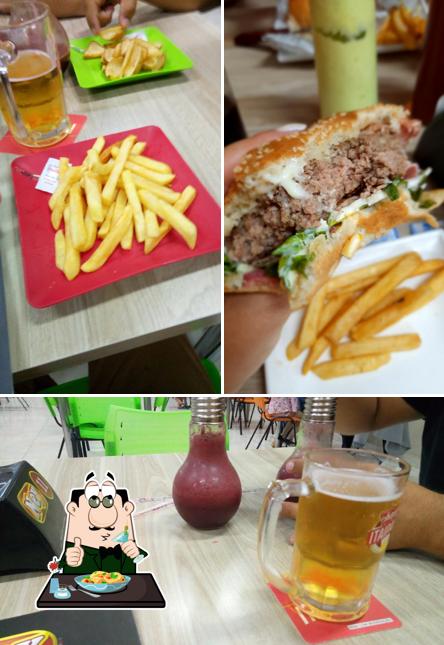 A imagem do Ney Lanches’s comida e cerveja