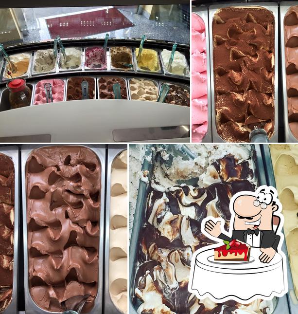 Bar Mario Gelateria serve un'ampia selezione di dessert