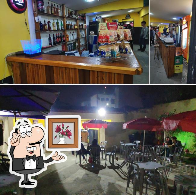 O interior do Bar da Sete