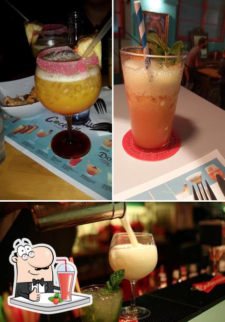 Enjoy a drink at Margarita Blue