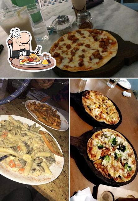 Order pizza at Peppermill Bistro