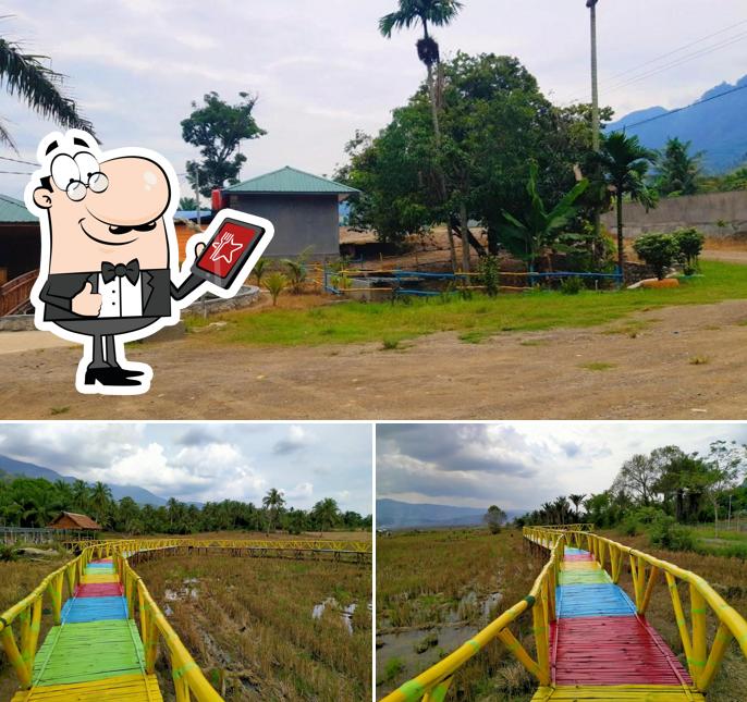 Disfruta de la vista exterior de Kolam pancing wisata keluarga