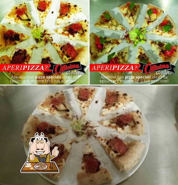 Pick pizza at Officina Cordero