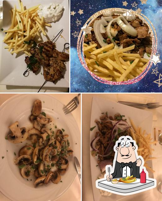En Restaurant Zum Engel Kriftel puedes pedir patatas a la francesa