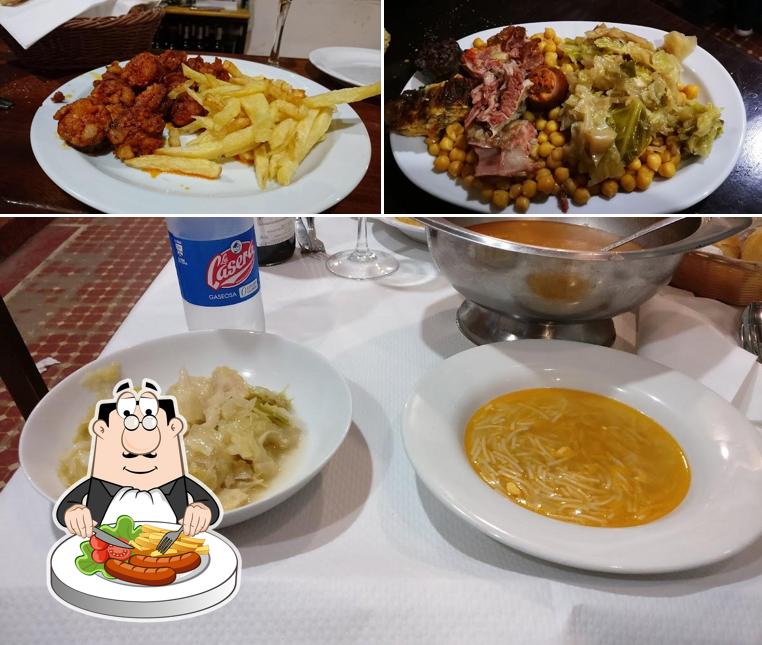 Food at Bodega Fuente Dé
