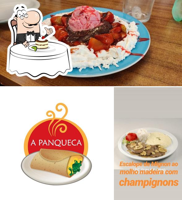 A Panqueca - Moema serve uma variedade de sobremesas