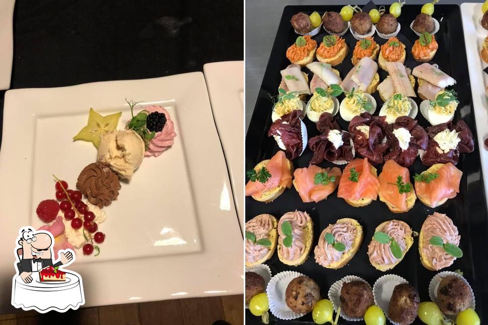 Live Cooking serves a selection of desserts