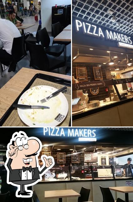 O interior do Pizza Makers