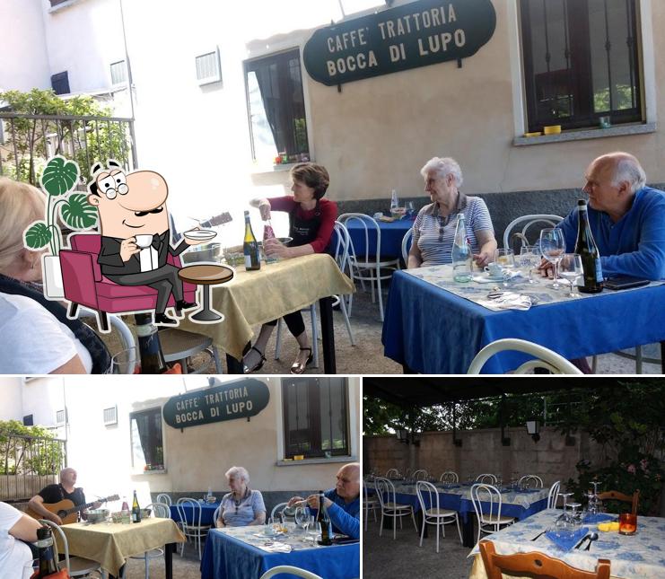 Siediti a un tavolo di Trattoria Bocca di Lupo