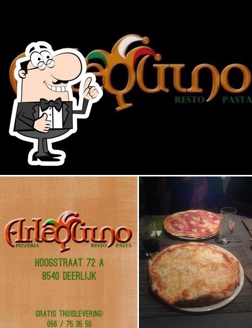 Look at the picture of Pizzeria Arlequino
