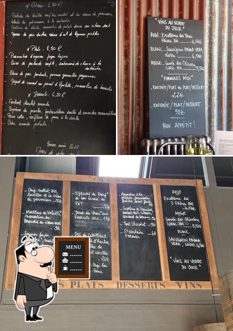 Découvrez le menu du jour sur le tableau