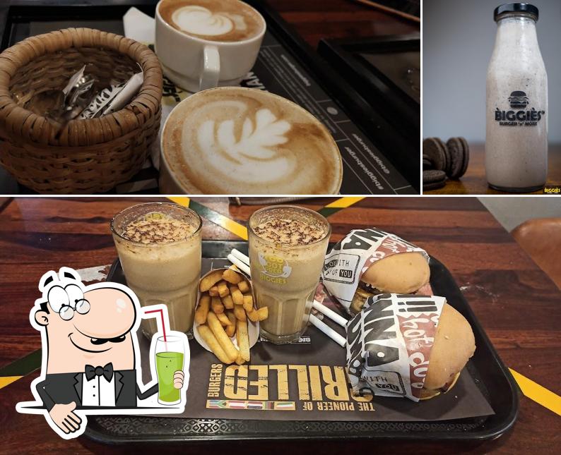 Enjoy a beverage at Gourmet By Biggies Burger : CDA (Cuttack)