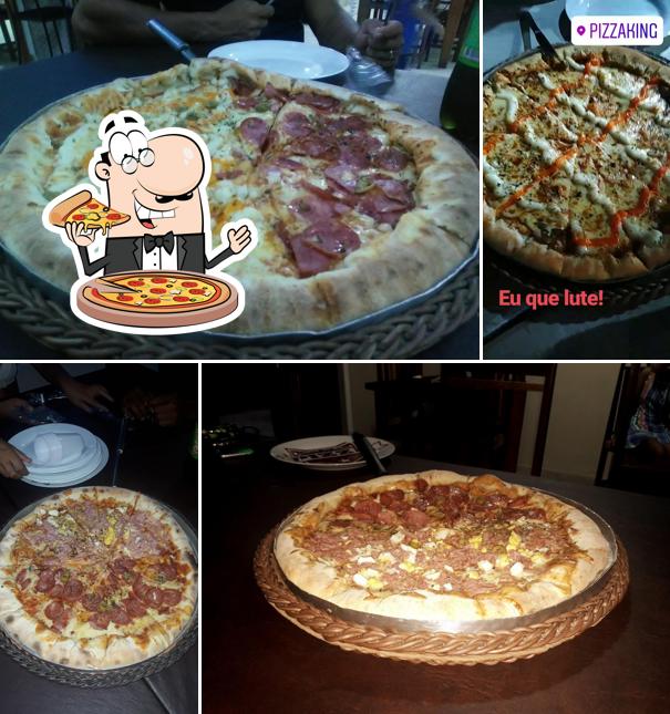 No PizzaKing, você pode pedir pizza