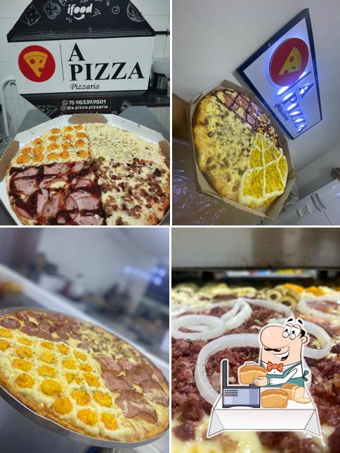 Pão-com-alho em A Pizza Pizzaria