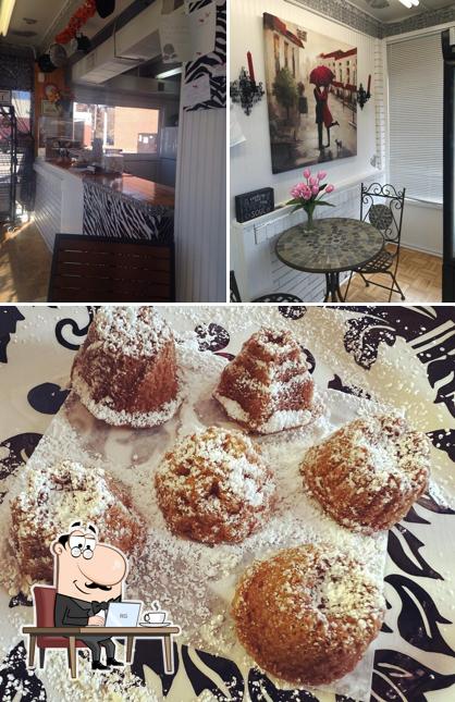 Las imágenes de interior y comida en The Wild Muffin