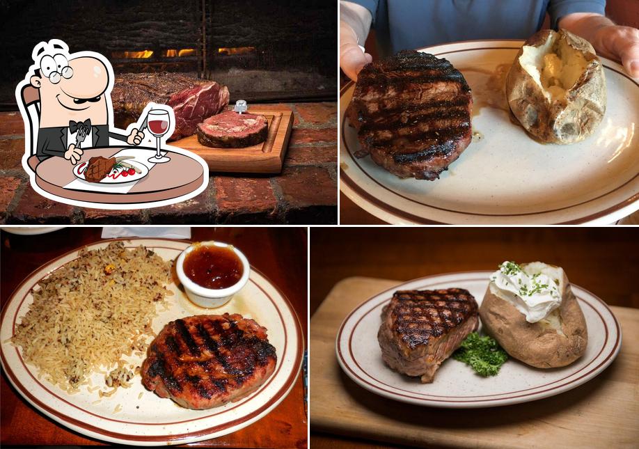 Try out meat dishes at Chuck's Steak House, Myrtle Beach