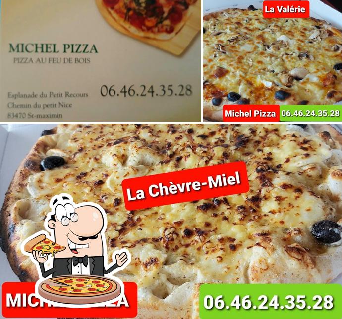 Choisissez des pizzas à Michel Pizza 83470 St-Maximin-La-ste-Baume