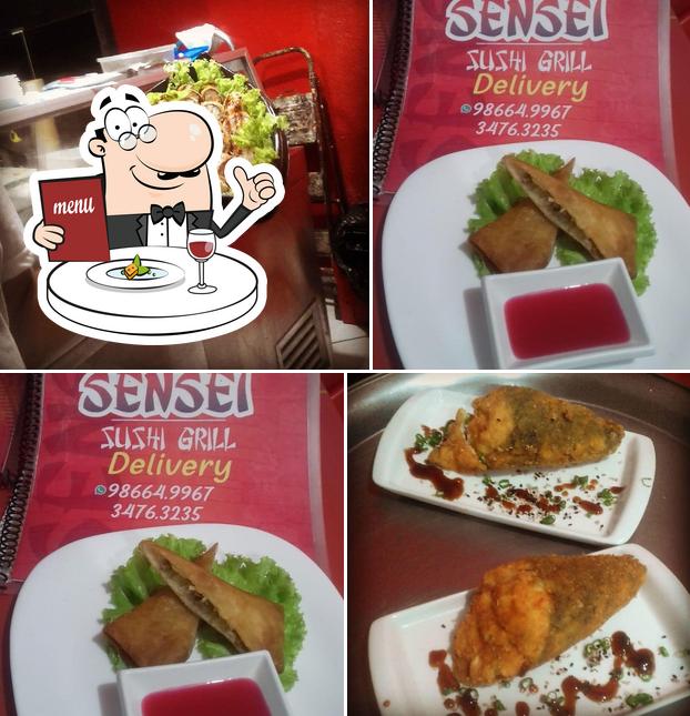 Comida em Sensei Sushi Grill