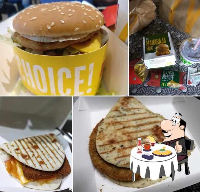 McDonald's offers a range of options for burger lovers