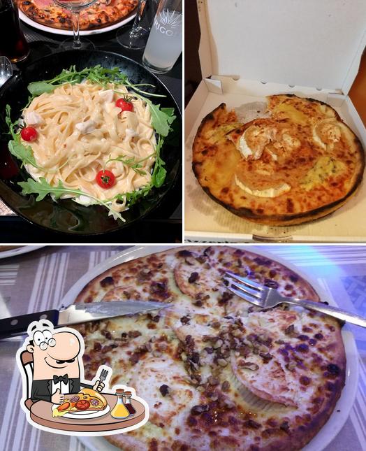 Essayez des pizzas à Pizzeria Italia