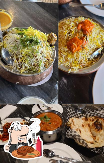 Elige una receta con carne en Hyderabad Biryani House