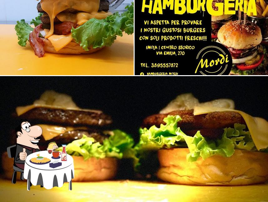 Prenditi un hamburger a Hamburgeria Mordi