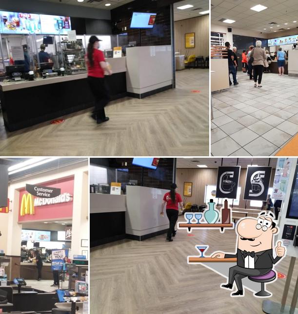 El interior de McDonald's