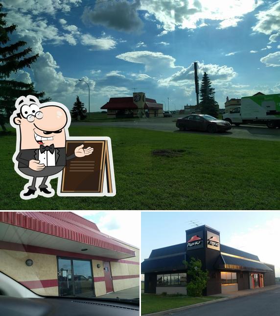 L'extérieur de Pizza Hut