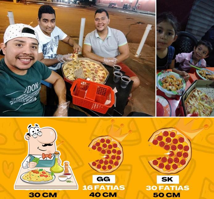 Comida em Pizzas King