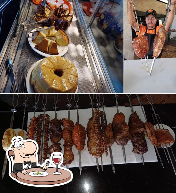 Platos en Churrascaria Linguiça no Pão