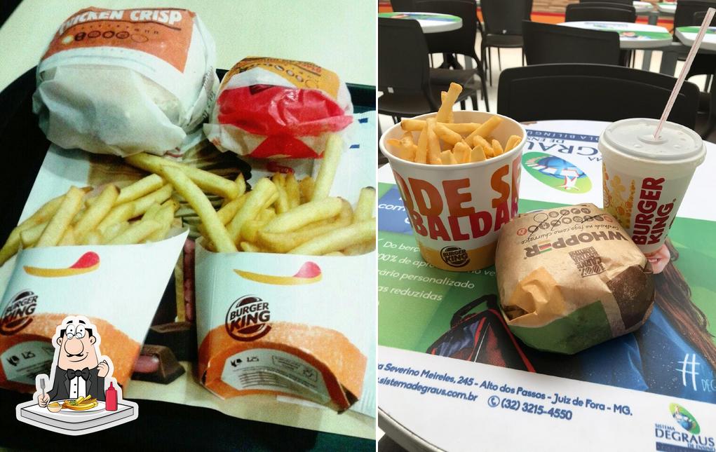 Experimente fritas no Burger King