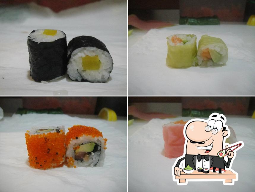 Essayez de nombreuses options de sushi