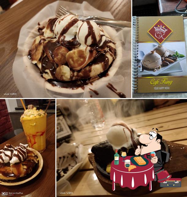 Cafe King offers a selection of desserts