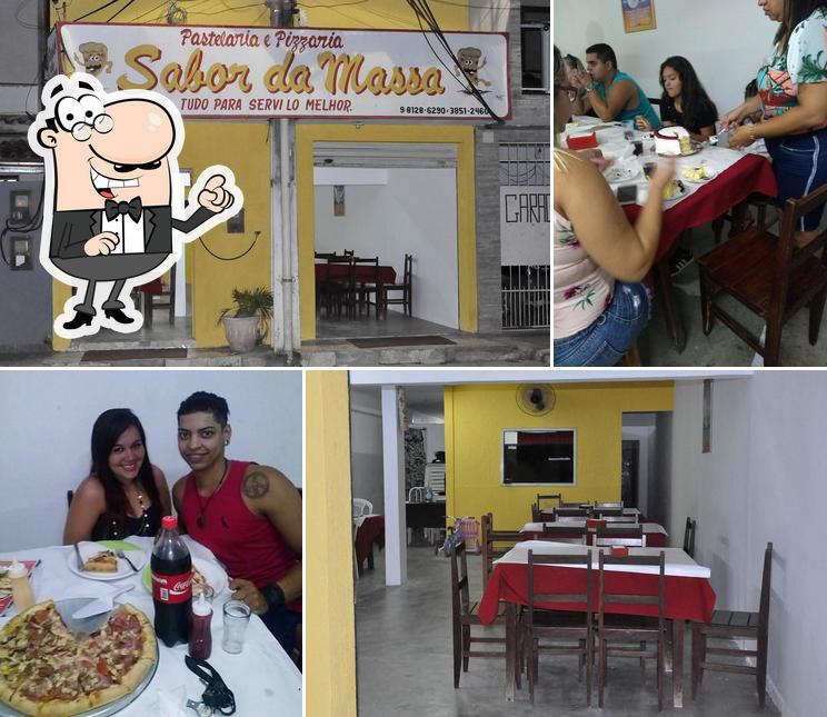 O interior do Pizzaria Sabor Da Massa