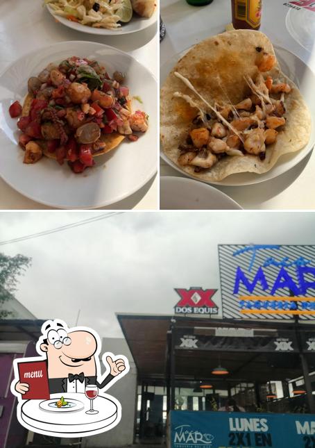 Еда и внешнее оформление в Taco Mar