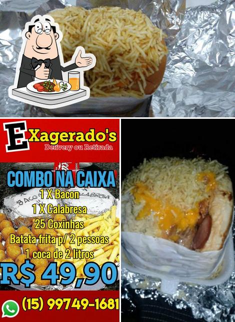 Comida em Exagerado's Lanches Campolim