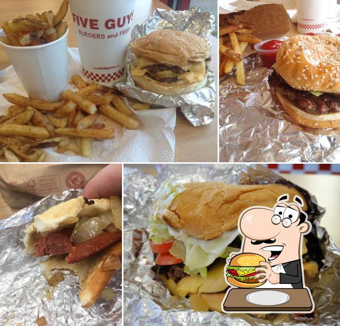 Five Guys’s burgers will suit different tastes