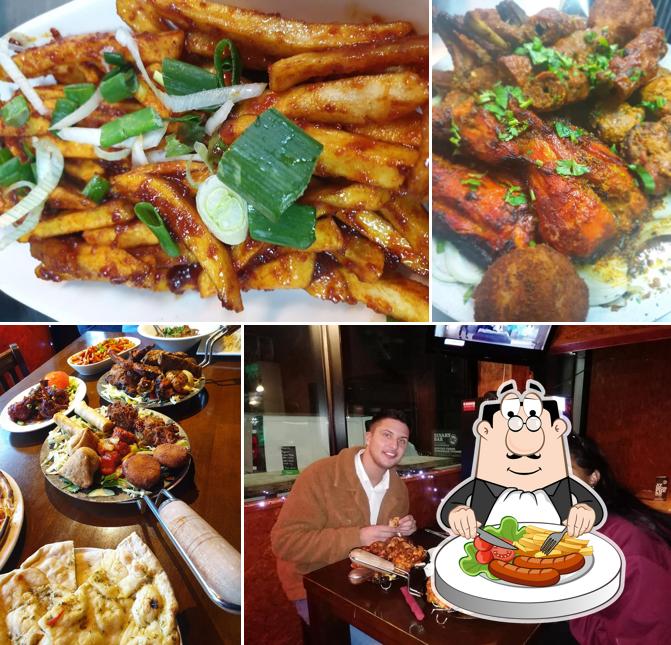 Food at Binary Bar Pizzeria and Grill Manchester