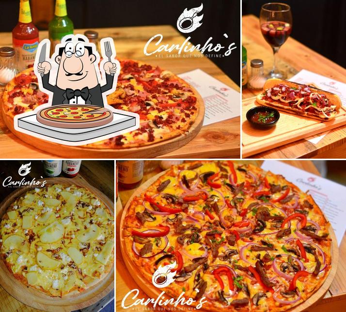 Order pizza at Carlinho's
