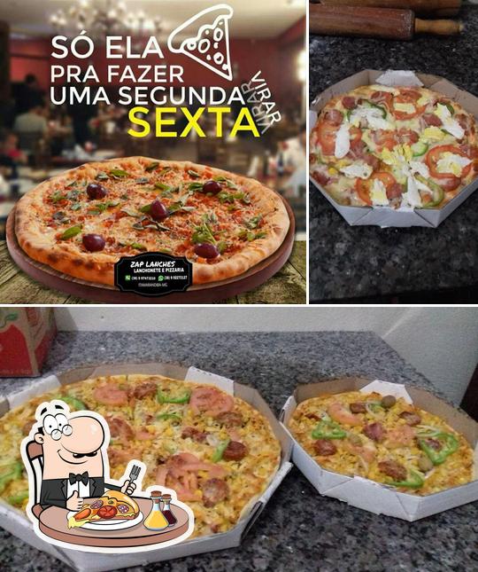 Escolha pizza no Zap Lanches -Lanchonete e Pizzaria-