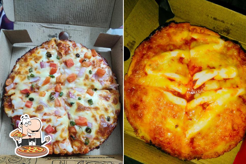 Order different types of pizza