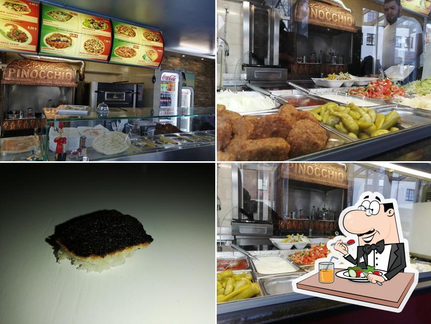 Еда в "Pizzeria Pinocchio"