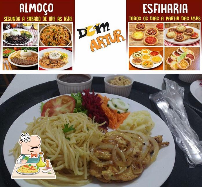 Platos en Dom Artur Esfiharia