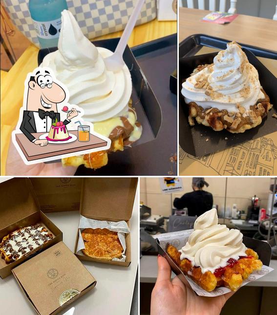 The Waffle King - (Gramado) oferece uma seleção de pratos doces