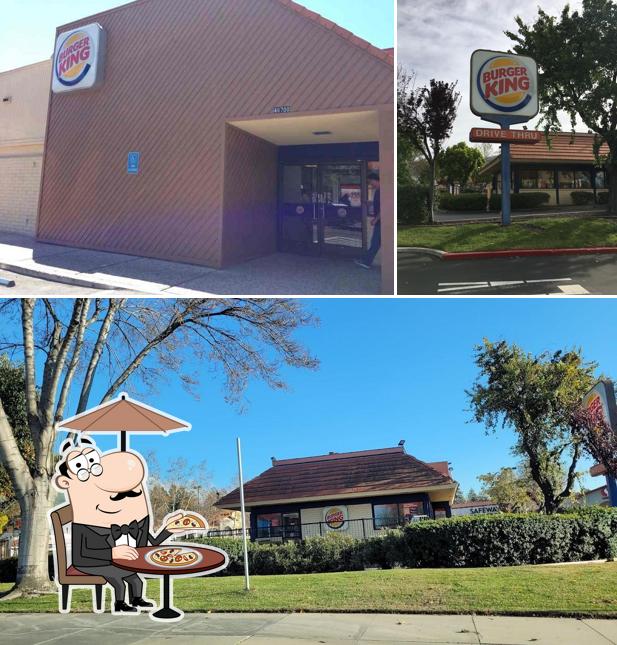 The exterior of Burger King