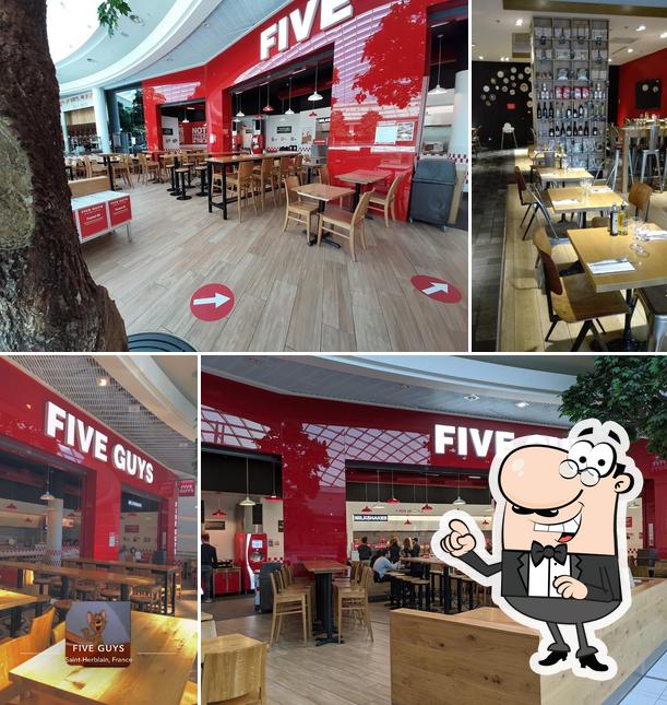 L'intérieur de Five Guys