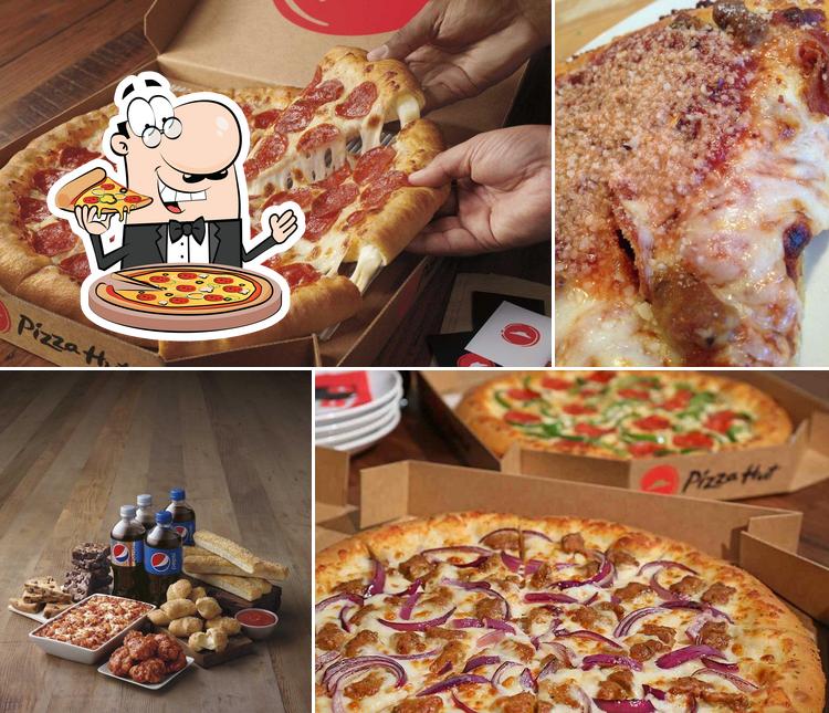 Попробуйте пиццу в "Pizza Hut"