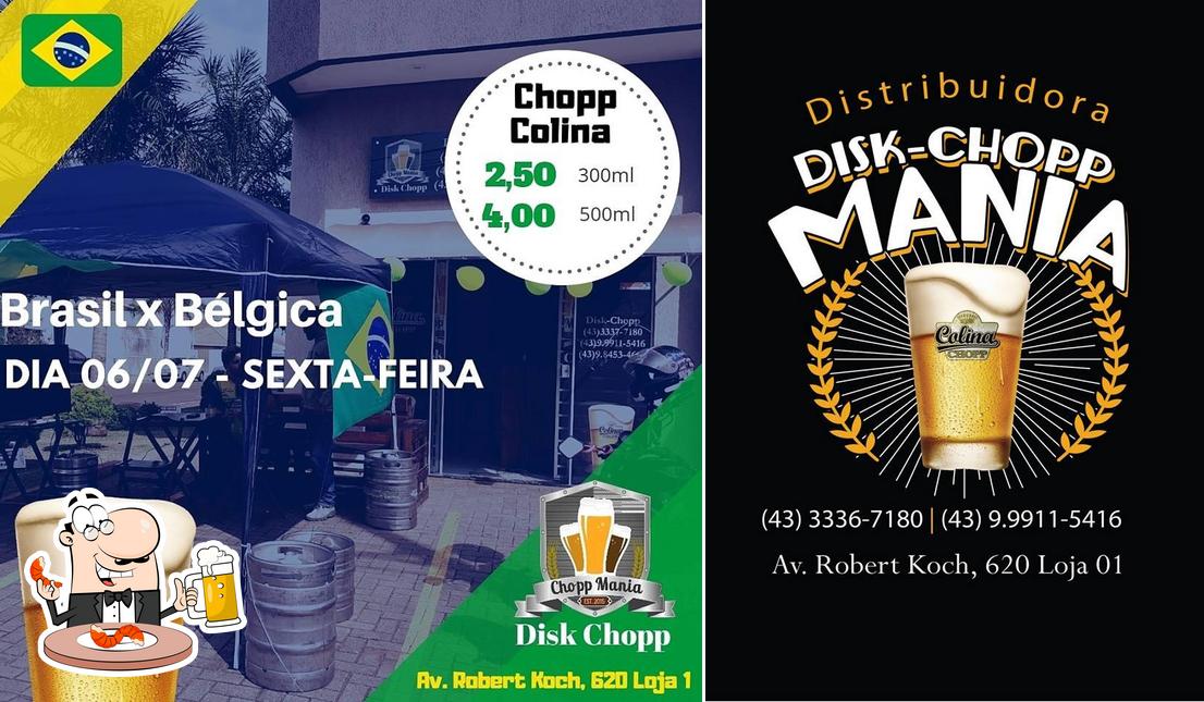 Desfute uma tulipa de cerveja leve ou escura