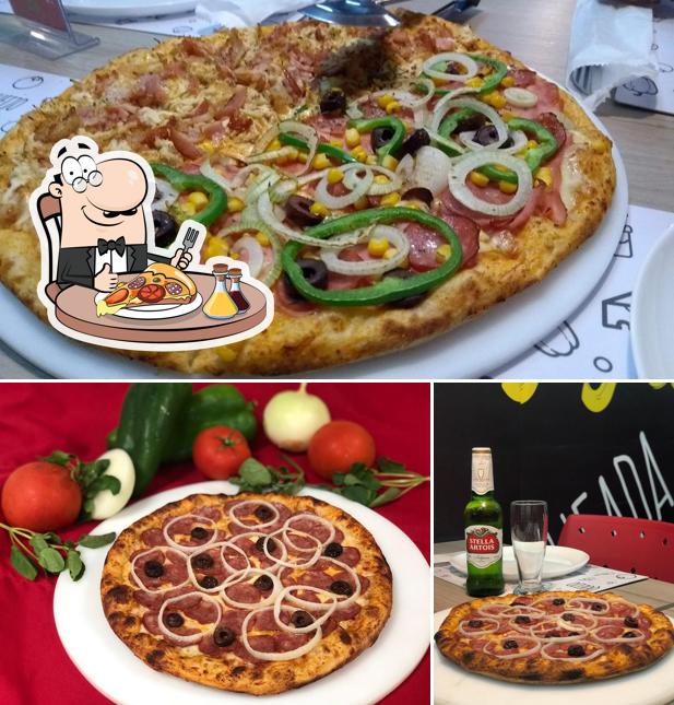 Escolha pizza no Vithe Pizza & Co